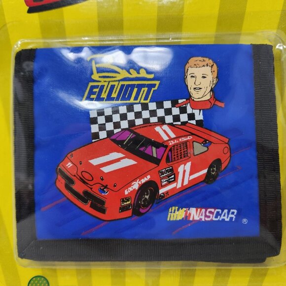 NASCAR Wallet Bill Elliott #11 Vintage Nascar 1992 Peachtree Playthings - Picture 2 of 6